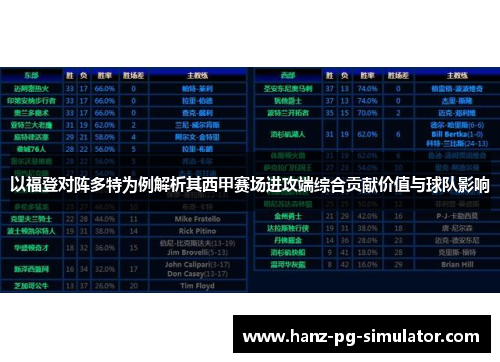 以福登对阵多特为例解析其西甲赛场进攻端综合贡献价值与球队影响