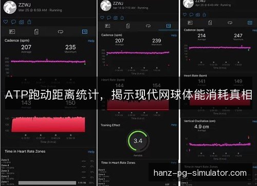 ATP跑动距离统计,揭示现代网球体能消耗真相 ATP跑动距离统计,揭示现代网球体能消耗真相